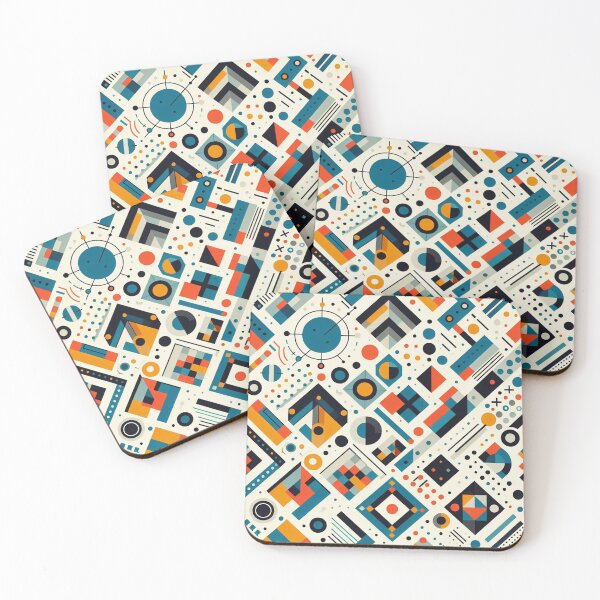Item preview, Colorful Geometric Patterns Art 4 designed and sold by NaphDesigns.