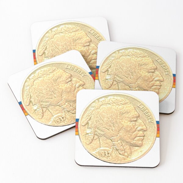 Item preview, Vintage Buffalo Nickel, American Indian Nickel, Five Cent Piece designed and sold by BubbaCommerce.