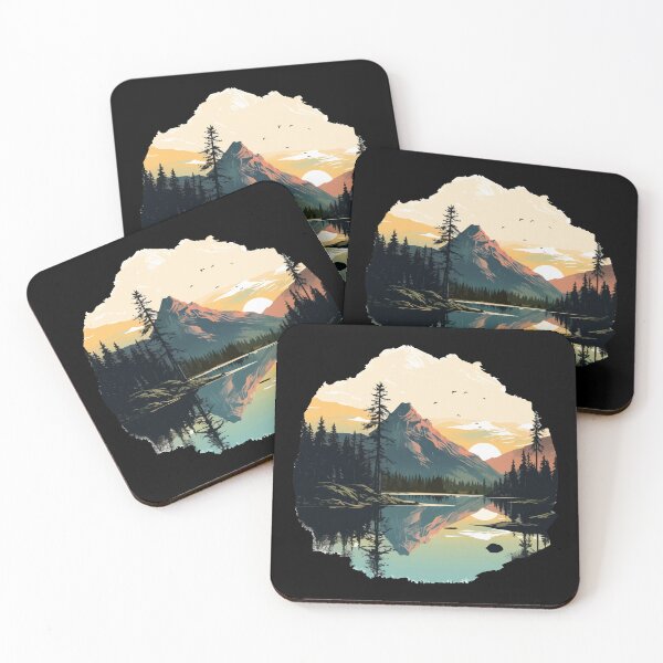 Artikelvorschau, Schöne Landschaft mit Berge, Geschenk Wandern entworfen und verkauft von Andrea-Design.