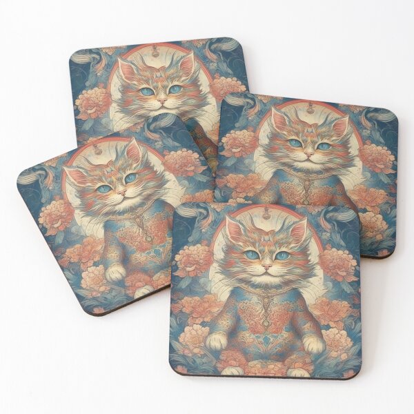 Item preview, Louis Wain Schizophrenia Cat Painting For Cat Lovers designed and sold by Petsthetic.