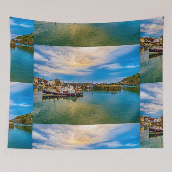Item preview, The Harbour at Mevagissey in Late Day Glow designed and sold by Brian Shaw.