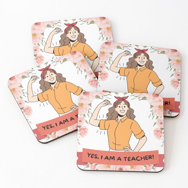 Item preview, Yes I am a teacher, gift for Teachers art designed and sold by ImaginePrinting.