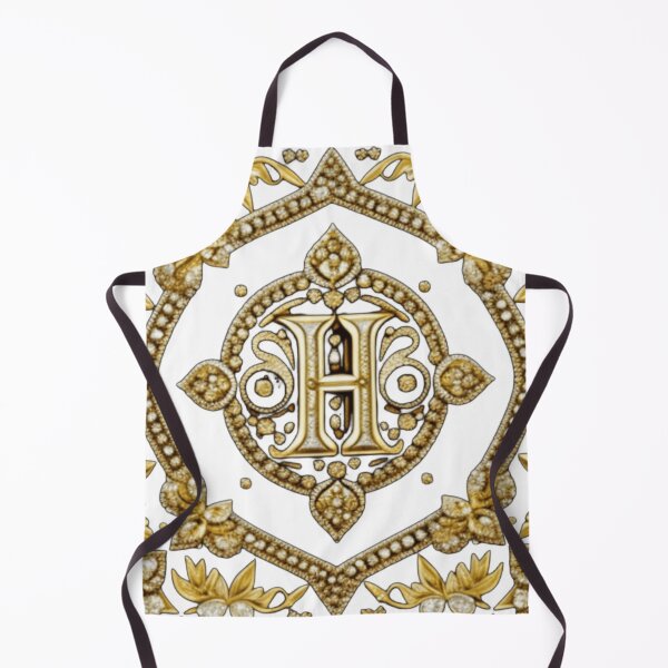 Item preview, Antique gold letter H designed and sold by Roxburylane.