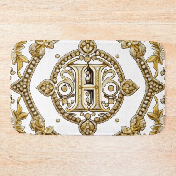 Item preview, Antique gold letter H designed and sold by Roxburylane.