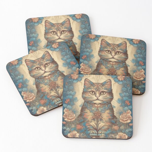 Item preview,  Louis Wain Schizophrenia Cat Painting For Cat Lovers designed and sold by Petsthetic.