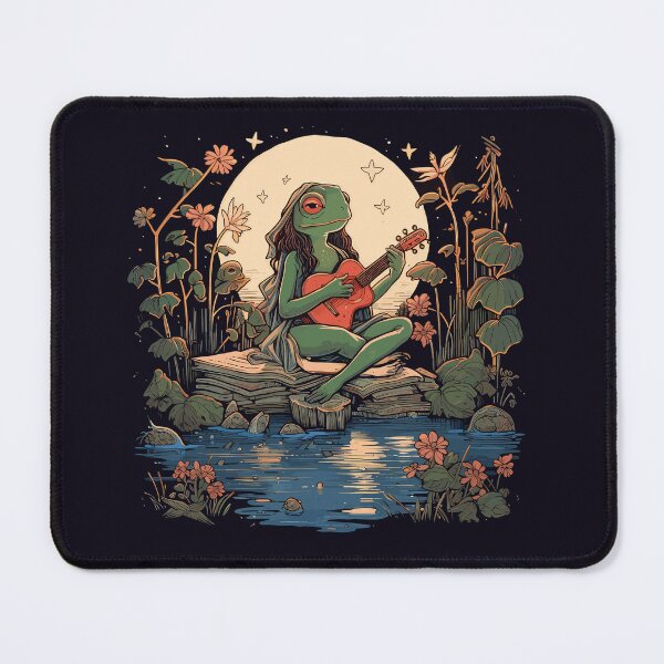 Item preview, The Princess of the Pond Playing Her Moonlight Tunes designed and sold by EvasDreams.