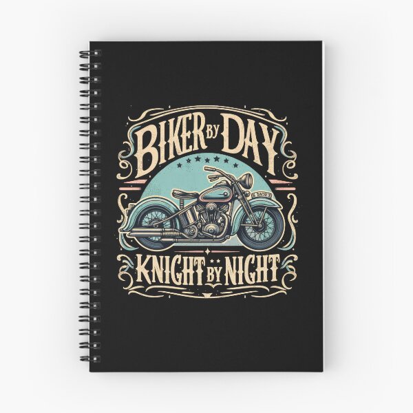 Item preview, Vintage Biker by Day, Knight by Night Bike Lovers designed and sold by CG Studio.