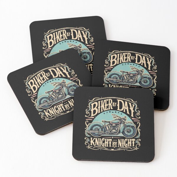 Item preview, Vintage Biker by Day, Knight by Night Bike Lovers designed and sold by CG Studio.