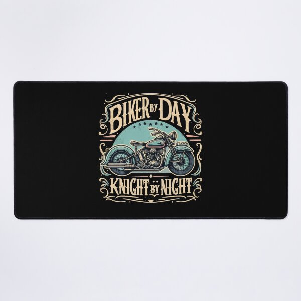 Item preview, Vintage Biker by Day, Knight by Night Bike Lovers designed and sold by CG Studio.