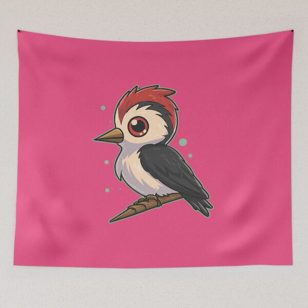 Item preview, Anime Kawaii Woodpecker designed and sold by FlexYourMind.