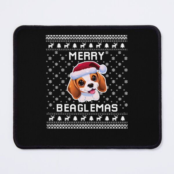 Item preview, Beagle, Merry Christmas, Christmas Gift, Holiday Gift, Merry Beaglemas designed and sold by LusterCraft.