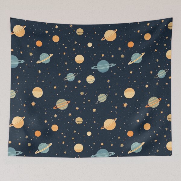 Item preview, Stars and planets seamless pattern designed and sold by mliotard.