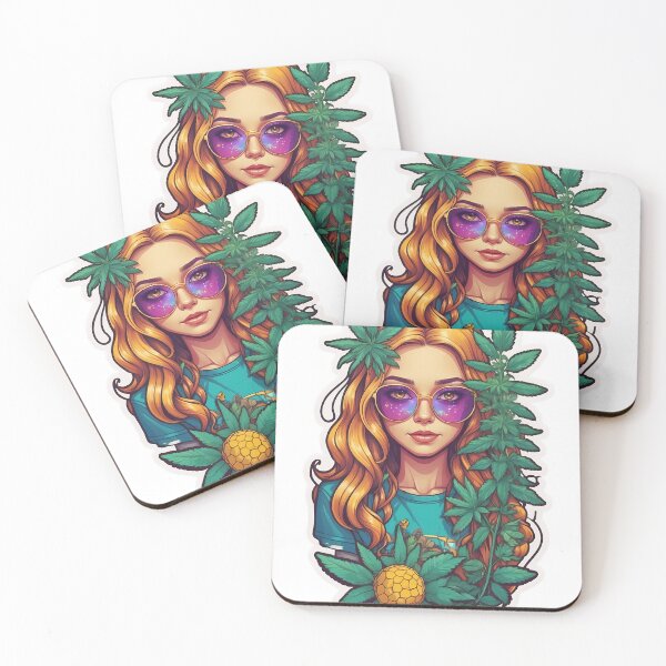 Item preview, Beautiful heavenly angel with blonde hair, woodstock gal free love designed and sold by wojysmokes.