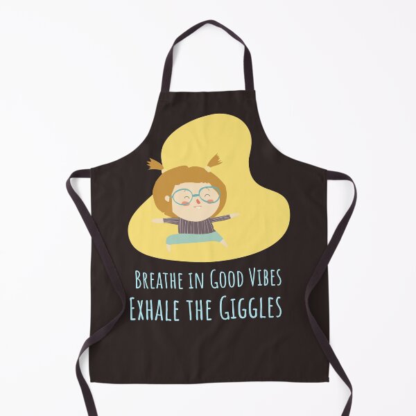 Item preview, Breathe in Good Vibes Exhale The Giggles - Laughing Yoga designed and sold by WrighTeeHut.