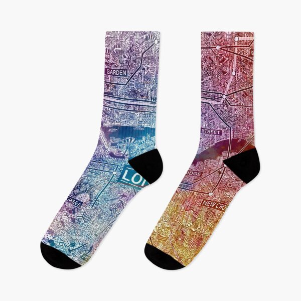 Item preview, London British rainbow pride color map designed and sold by oliver polanski.