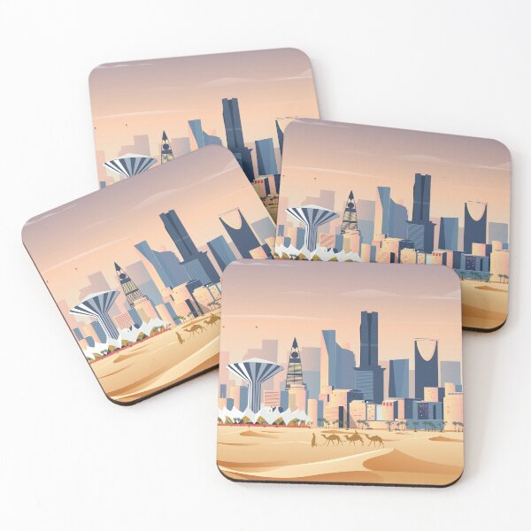 Item preview, Saudi Arabia Riyadh travel poster designed and sold by Arctic frame studio.