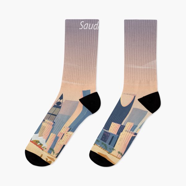 Item preview, Saudi Arabia Riyadh travel poster designed and sold by Arctic frame studio.