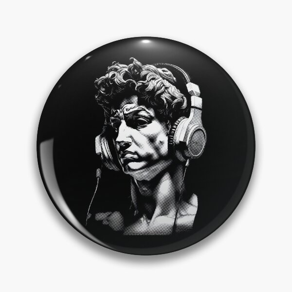 Item preview, Timeless Tunes | Harmony Of Ages - Ancient Greek Man Listening Music On Headphones 03 designed and sold by MadeByRobots.