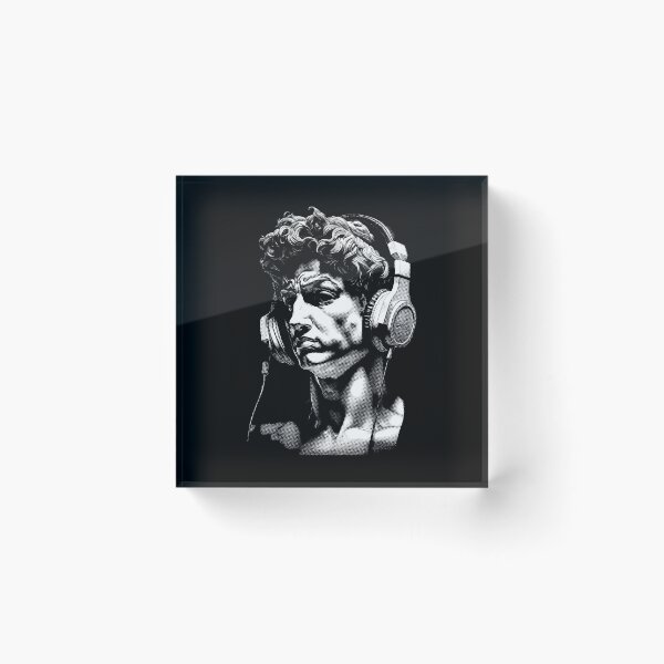 Item preview, Timeless Tunes | Harmony Of Ages - Ancient Greek Man Listening Music On Headphones 03 designed and sold by MadeByRobots.