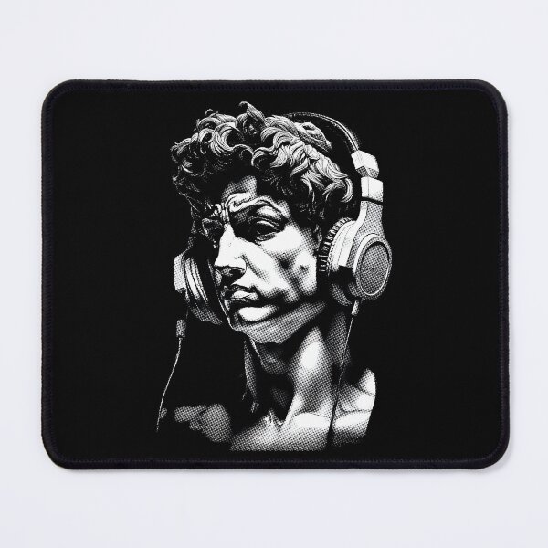 Item preview, Timeless Tunes | Harmony Of Ages - Ancient Greek Man Listening Music On Headphones 03 designed and sold by MadeByRobots.