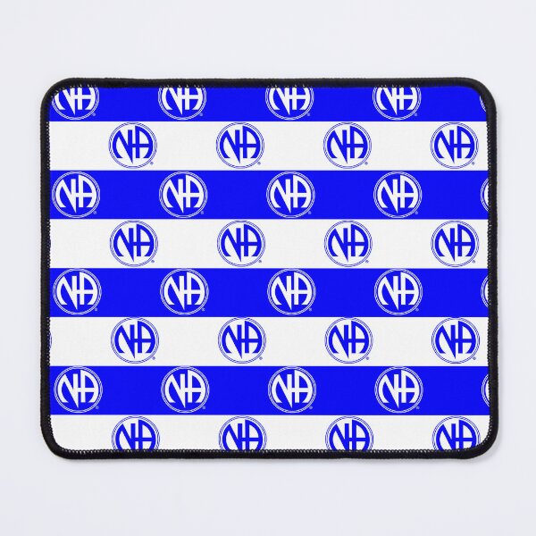 Item preview, STRIPRED NA SYMBOL - Blue designed and sold by NA-WEARS.