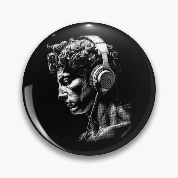 Item preview, Timeless Tunes | Harmony Of Ages - Ancient Greek Man Listening Music On Headphones 04 designed and sold by MadeByRobots.