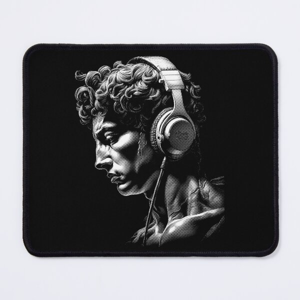 Item preview, Timeless Tunes | Harmony Of Ages - Ancient Greek Man Listening Music On Headphones 04 designed and sold by MadeByRobots.