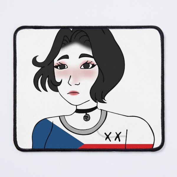 Item preview, Doomer Girl Wojak - Czechia designed and sold by AztecaPixels.