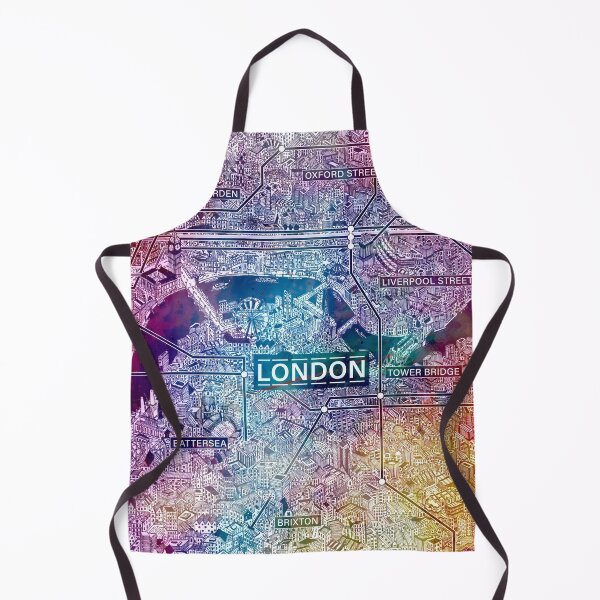 Item preview, London British rainbow pride color map designed and sold by oliver polanski.