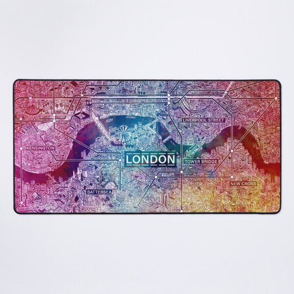 Item preview, London British rainbow pride color map designed and sold by oliver polanski.