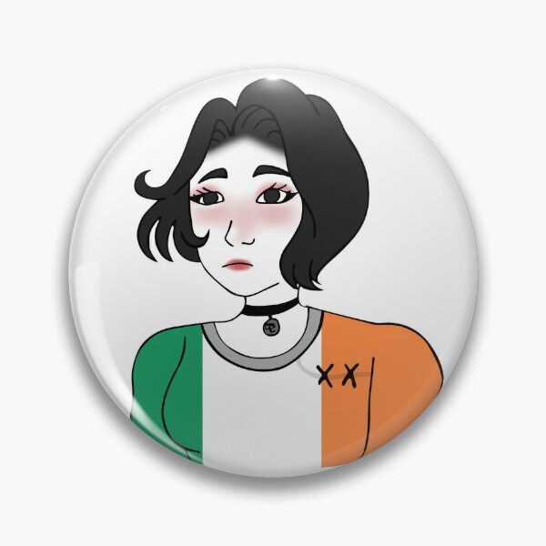 Item preview, Doomer Girl Wojak - Republic of Ireland designed and sold by AztecaPixels.
