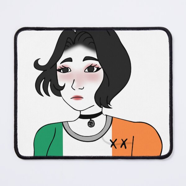 Item preview, Doomer Girl Wojak - Republic of Ireland designed and sold by AztecaPixels.