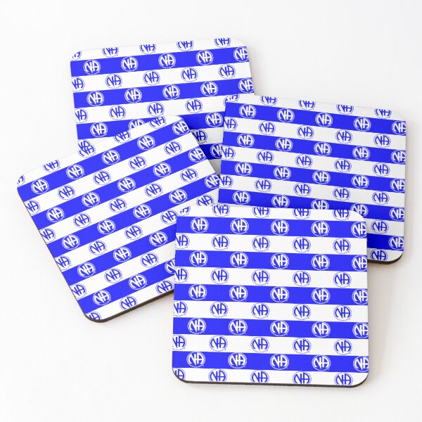 Item preview, STRIPRED NA SYMBOL - Blue designed and sold by NA-WEARS.