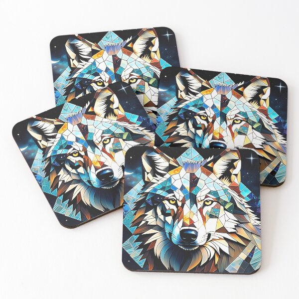 Item preview, Wolf mosaic designed and sold by LilithsDesires.