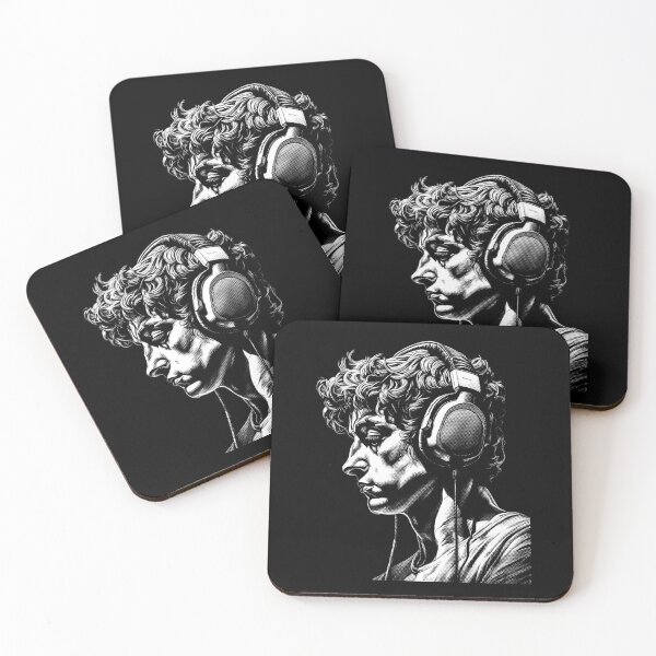 Item preview, Timeless Tunes | Harmony Of Ages - Ancient Greek Man Listening Music On Headphones 05 designed and sold by MadeByRobots.