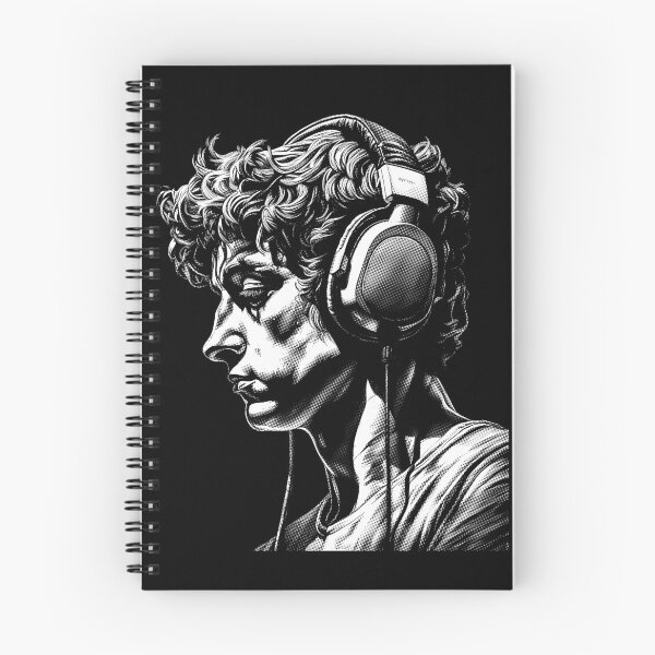 Item preview, Timeless Tunes | Harmony Of Ages - Ancient Greek Man Listening Music On Headphones 05 designed and sold by MadeByRobots.
