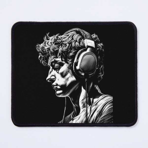 Item preview, Timeless Tunes | Harmony Of Ages - Ancient Greek Man Listening Music On Headphones 05 designed and sold by MadeByRobots.