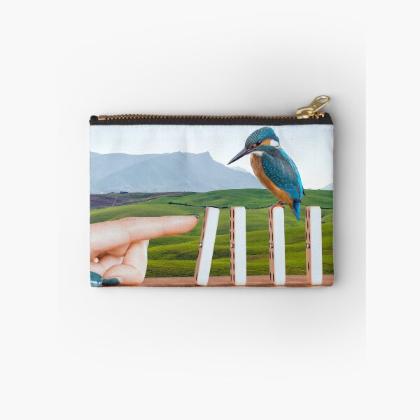 Item preview, Surreal Collage Art Print - Tipping Point: A Domino Effect - Unique Home Decor designed and sold by GollyWillikers.