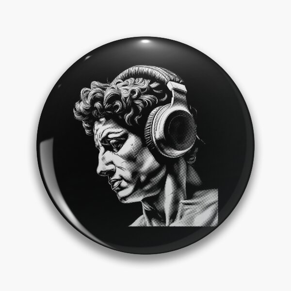 Item preview, Timeless Tunes | Harmony Of Ages - Ancient Greek Man Listening Music On Headphones 06 designed and sold by MadeByRobots.