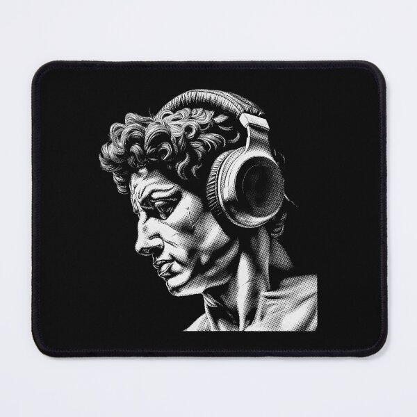 Item preview, Timeless Tunes | Harmony Of Ages - Ancient Greek Man Listening Music On Headphones 06 designed and sold by MadeByRobots.
