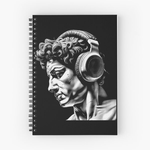 Item preview, Timeless Tunes | Harmony Of Ages - Ancient Greek Man Listening Music On Headphones 06 designed and sold by MadeByRobots.