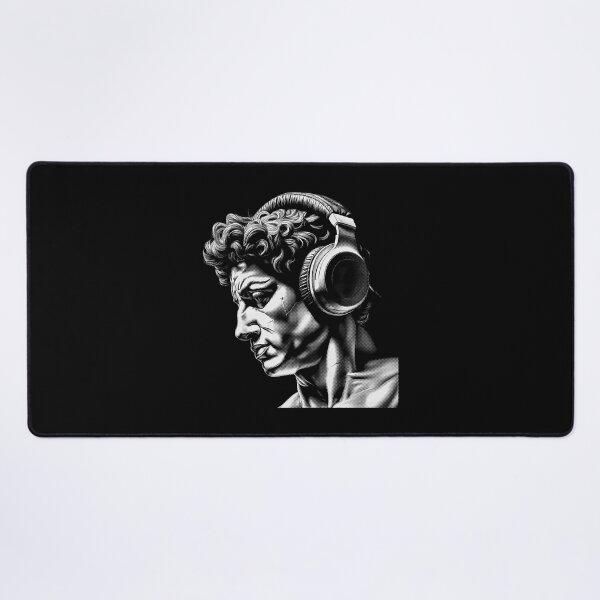 Item preview, Timeless Tunes | Harmony Of Ages - Ancient Greek Man Listening Music On Headphones 06 designed and sold by MadeByRobots.