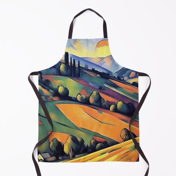 Item preview, Provence landscape at rising sun designed and sold by mylittlewindow.