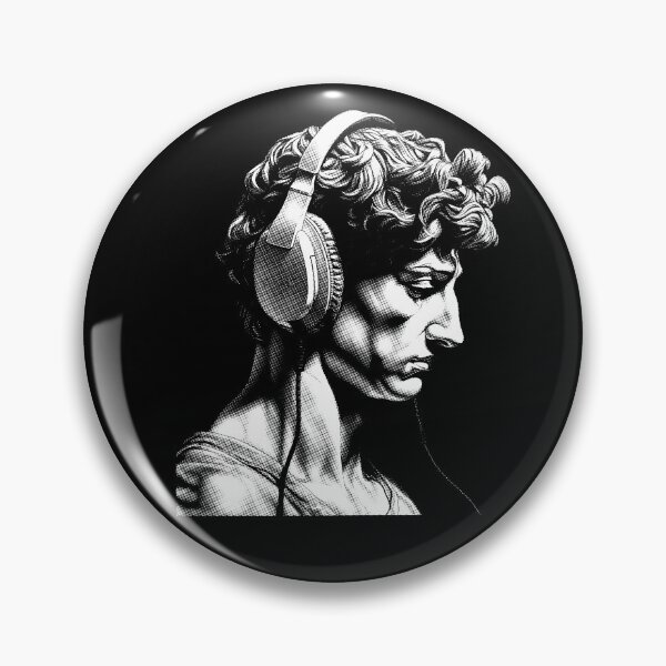 Item preview, Timeless Tunes | Harmony Of Ages - Ancient Greek Man Listening Music On Headphones 07 designed and sold by MadeByRobots.
