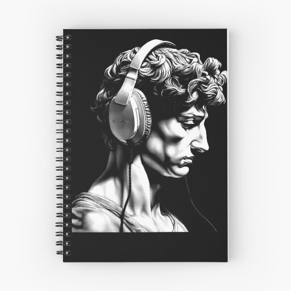 Item preview, Timeless Tunes | Harmony Of Ages - Ancient Greek Man Listening Music On Headphones 07 designed and sold by MadeByRobots.