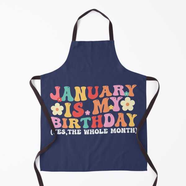 Item preview, January Is My Birthday Month Groovy Birthday Font designed and sold by ArtMeetsPizza.