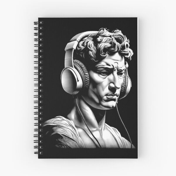 Item preview, Timeless Tunes | Harmony Of Ages - Ancient Greek Man Listening Music On Headphones 08 designed and sold by MadeByRobots.