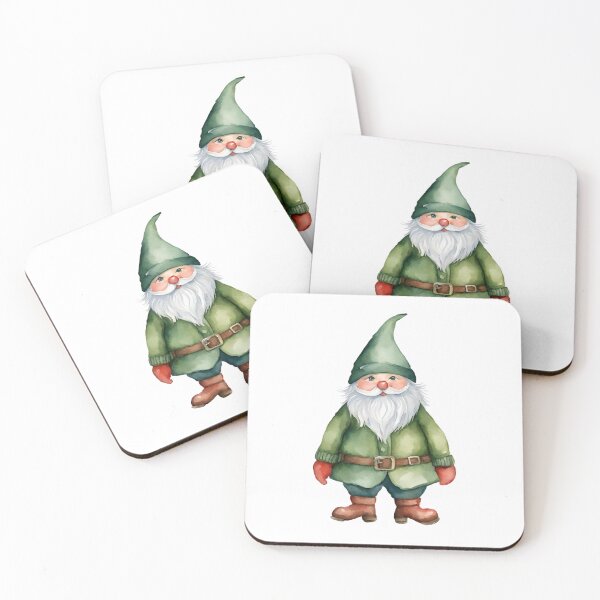 Item preview, Watercolor Green Gnome  designed and sold by silviaol.