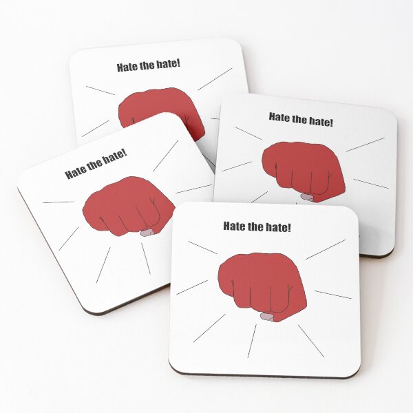 Item preview, Hate the hate! - Empowerment Fist - Motivational Graphic designed and sold by SmartDesignByBB.