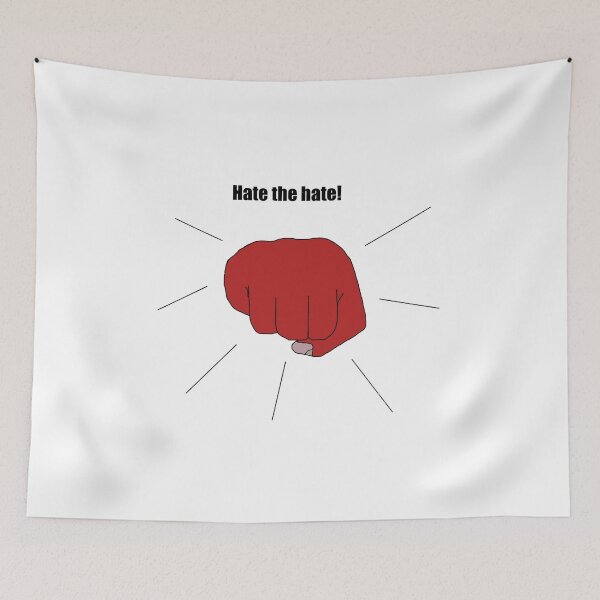 Item preview, Hate the hate! - Empowerment Fist - Motivational Graphic designed and sold by SmartDesignByBB.